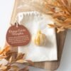 Pumpkin Shaped Orange Calcite Crystal