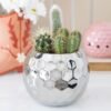 Silver Disco Ball Vase