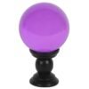 Large Purple Crystal Ball on Stand