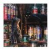 Magical Emporium Light Up Canvas Plaque by Lisa Parker