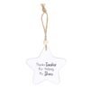 Thanks Teacher Hanging Star Sentiment Sign