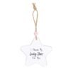 I Thank My Lucky Stars Hanging Star Sentiment Sign