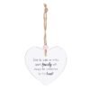 Family Is… Hanging Heart Sentiment Sign