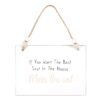Move The Cat Hanging Sign