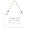 Move The Dog Hanging Sign