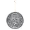 Silver Terracotta ‘Wild One’ Plaque By Lisa Parker