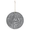 Silver Terracotta ‘Apache’ Plaque By Lisa Parker