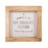 Hot Chocolate Station Wooden Sign