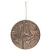 Bronze Terracotta ‘Apache’ Plaque By Lisa Parker