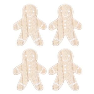 Gingerbread Man Coaster Set