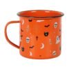 Halloween Print Enamel Mug