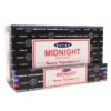 12 Packs of Midnight Incense Sticks by Satya