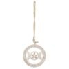 White Wooden Hanging Triple Moon