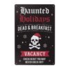 Haunted Holidays Metal Sign