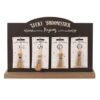 Set of 24 Lucky Broomstick Keyrings on Display
