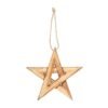 Hanging Wooden Pentagram Decoration