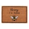 Natural Honey I’m Home Bee Doormat