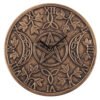 Terracotta Triple Moon Clock by Lisa Parker
