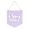 Purple Hocus Pocus Hanging Sign