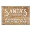30cm Santa’s Workshop Wall Plaque