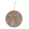Bronze Midnight Hare Terracotta Plaque