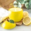 Lemon Shaped Candle Jar
