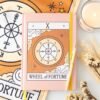 The Wheel of Fortune Vintage Tarot A5 Notebook
