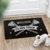 Black Welcome to Our Coven Doormat
