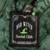 Bad Witch Social Club Polycotton Tote Bag with Pin Badge