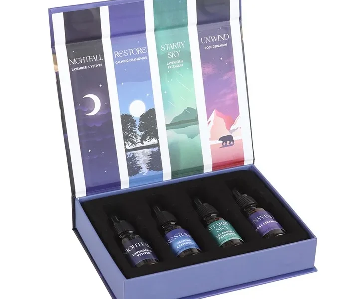 Hypnos essential oil blend with chamomile and clary sage for better sleep