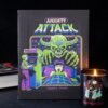 19x25cm Anxiety Attack Canvas Plaque by Steven Rhodes
